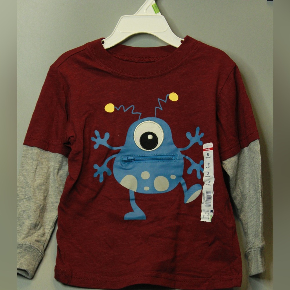 Alien t-shirts with zipper pocket 3t
